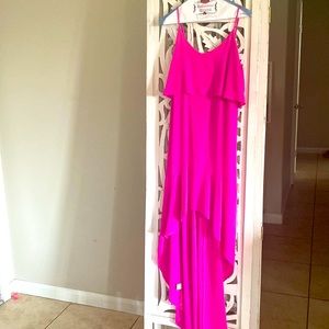 Hot Pink gown, size Medium by atina cristina